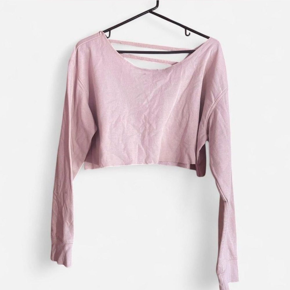 Women's Pink Long Sleeve Top